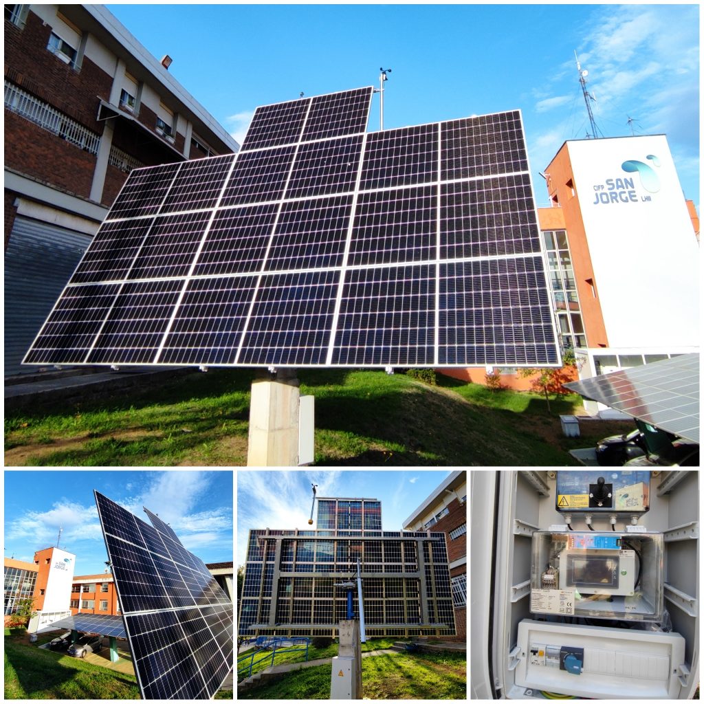 Nueva instalación solar fotovoltaica de 4,5 kWp con seguidor solar de dos ejes