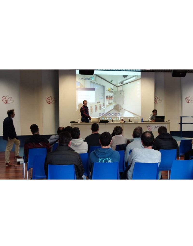 Presentando nuestro Green Hydrogen Lab “Telki” en la Jornada “FP Euskadi en la cadena de valor del Hidrógeno”.