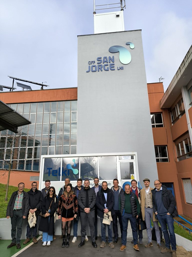 Visita de representantes del grupo Vinci a nuestra instalación de Hidrógeno Verde (Telki)